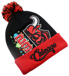 Chicago Greatest 23 Splash Cuffed Pom Beanie