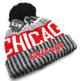 Chicago King's Choice True Legend Polar Fleece Cuffed Pom Knit Beanie