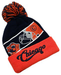 Chicago Premium Blade Cuffed Pom Beanie