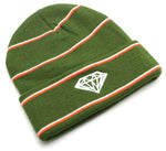 Diamond Supply Co Striped Cuffed Beanie