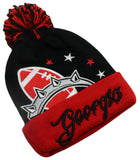 Georgia Premium Colossal Cuffed Pom Beanie