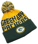 Green Bay Packers NFL Proline Youth Cuffed Pom Beanie