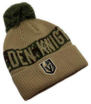 Las Vegas Golden Knights NHL by Outerstuff Youth Camo Cuffed Pom Beanie