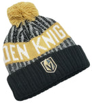 Las Vegas Golden Knights NHL by Outerstuff Youth Cuffed Pom Beanie