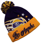 Los Angeles Premium Colossal Cuffed Pom Beanie