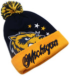 Michigan Premium Colossal Cuffed Pom Beanie