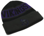 Minnesota Vikings '47 Brand Fan Favorite Striped Cuffed Knit Beanie