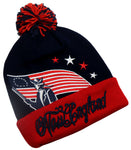 New England Premium Colossal Cuffed Pom Beanie