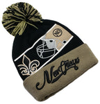 New Orleans Premium Blade Cuffed Pom Beanie