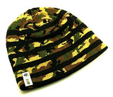 UFC Reebok Striped Camouflage Uncuffed Beanie