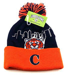 Clemson Leader of the Game Skyline Cuffed Pom Beanie