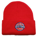 Detroit Pistons Adidas Cuffed Knit Beanie