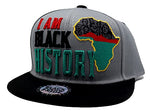 Black Pride Top Pro I Am Black History Snapback Hat