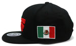 Mexico Top Level Caracara Eagle Snapback Hat