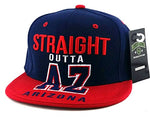 Arizona Leader of the Game Straight Outta AZ Snapback Hat