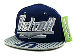 Detroit Leader of the Game Flash Shine Snapback Hat