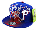Philadelphia Leader of the Game Liberty Bell Skyline Snapback Hat