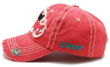 Leader of Generation Apparel Camping Hair Don't Care Adjustable Hat