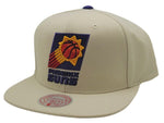 Phoenix Suns Mitchell & Ness Cream Snapback Hat