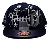 Dallas Leader Of The Game Youth City Skyline Snapback Hat