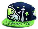 Seattle Premium Colossal Snapback Hat