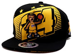 Los Angeles Top Level Kobe 24 Mamba Teddy Bear Snapback Hat