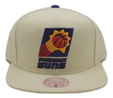 Phoenix Suns Mitchell & Ness Cream Snapback Hat