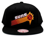 Phoenix Suns Mitchell & Ness Core Black Orange Snapback Hat