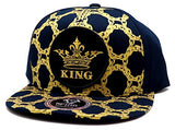 Top Level Crown King Luxe Chains Snapback Hat