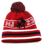 Chicago Top Pro MJ Dribbler Cuffed Pom Knit Beanie