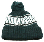 Philadelphia Headlines Lined Cuffed Pom Beanie