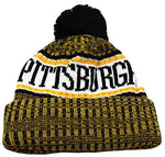 Pittsburgh Headlines Lined Cuffed Pom Beanie