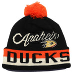 Anaheim Ducks CCM Youth Cuffed Pom Beanie