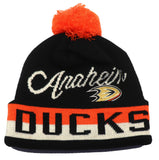 Anaheim Ducks CCM Youth Cuffed Pom Beanie