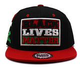 Black Pride Top Pro Black Lives Matter Stacked Snapback Hat