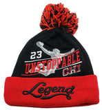 Chicago Greatest 23 Unstoppable Cuffed Pom Beanie