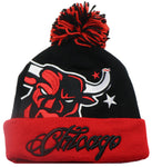 Chicago Premium Colossal Cuffed Pom Beanie