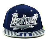 Detroit Leader of the Game Flash Shine Snapback Hat