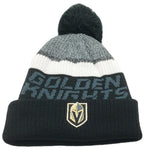 Las Vegas Golden Knights NHL by Outerstuff Youth Cuffed Pom Beanie