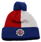 Los Angeles Clippers Mitchell & Ness Cuffed Pom Knit Beanie