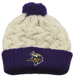 Minnesota Vikings '47 Brand Womens Fan Favorite Cuffed Pom Knit Beanie