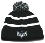 Seattle Seahawks '47 Brand Fan Favorite Striped Cuffed Pom Knit Beanie