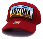 Arizona Headlines Grand Canyon State License Plate Adjustable Hat