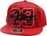 Chicago 23 Top Level Crown King All Over Snapback Hat