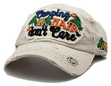 Leader of Generation Apparel Camping Hair Don't Care Adjustable Hat