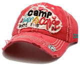 Leader of Generation Apparel Camping Hair Don't Care Adjustable Hat