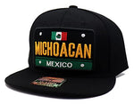 Mexico Headlines Michoacán License Plate Snapback Hat