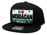 Mexico Headlines Michoacán License Plate Snapback Hat