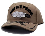 Native Pride Leader of Generation Apparel Shadowed Feather Adjustable Hat