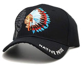 Native Pride Leader of Generation Apparel Warrior Headdress Adjustable Hat